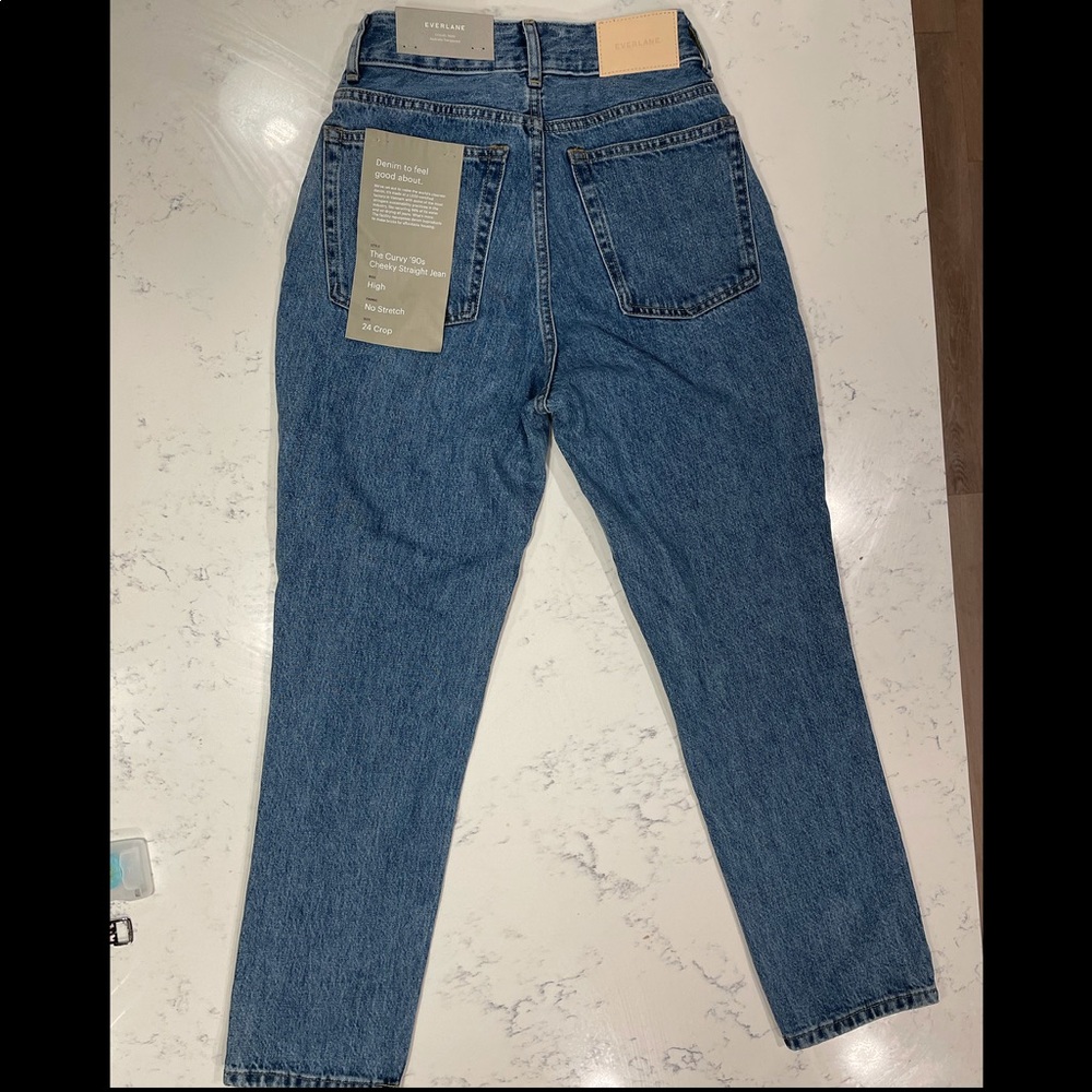 Everlane the Curvy 90’s Cheeky Jean Ankle Size 24 in Medium Blue